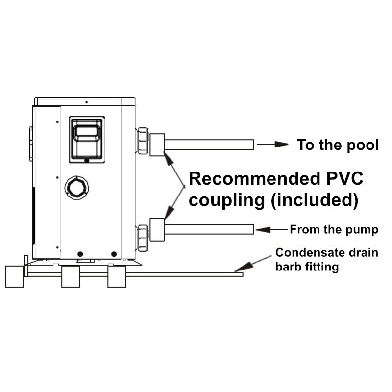 Garden Pac Pro Full Inverter 12 kW Heat Pump for Pools from 30 to 60 m³