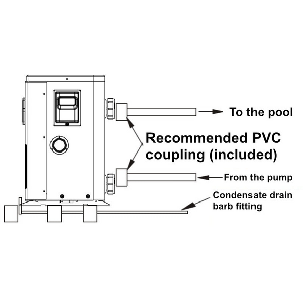 Garden Pac Pro Full Inverter 12 kW Heat Pump for Pools from 30 to 60 m³