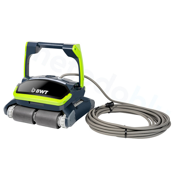 BWT ES1500 Pool Cleaner Robot for Floor, Walls and Waterline, Bluetooth App, Caddy, 4-Year Warranty, up to 15 m