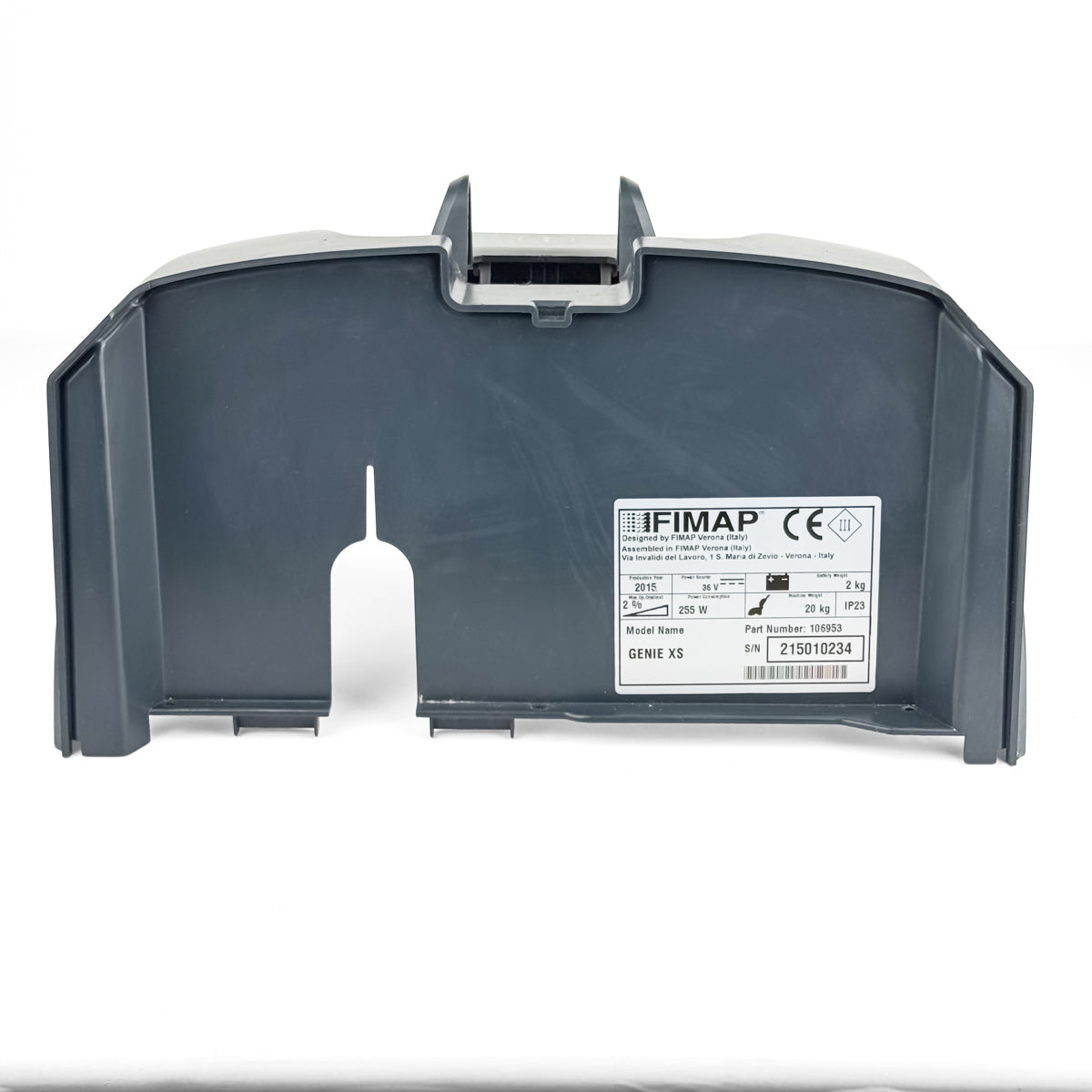 Tapa superior (cárter) para fregadora Comac Vispa XS / Fimap Genie XS - Recambio 441487 | Usado