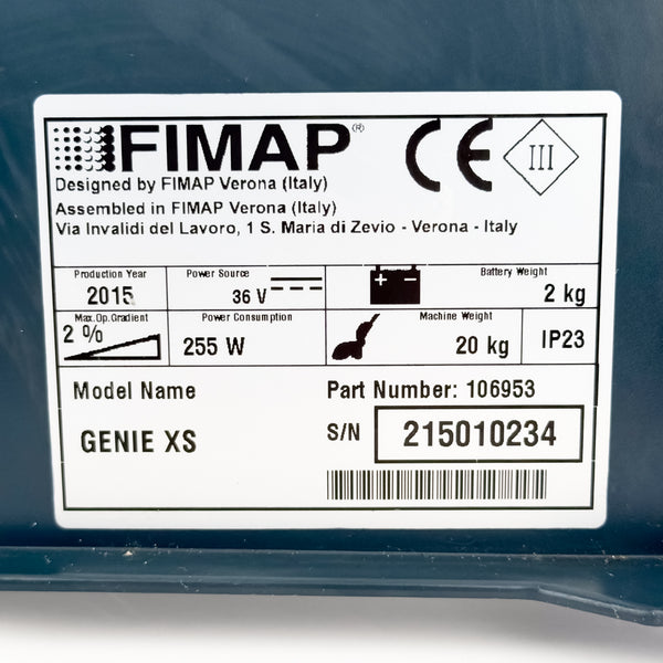 Tapa superior (cárter) para fregadora Comac Vispa XS / Fimap Genie XS - Recambio 441487 | Usado