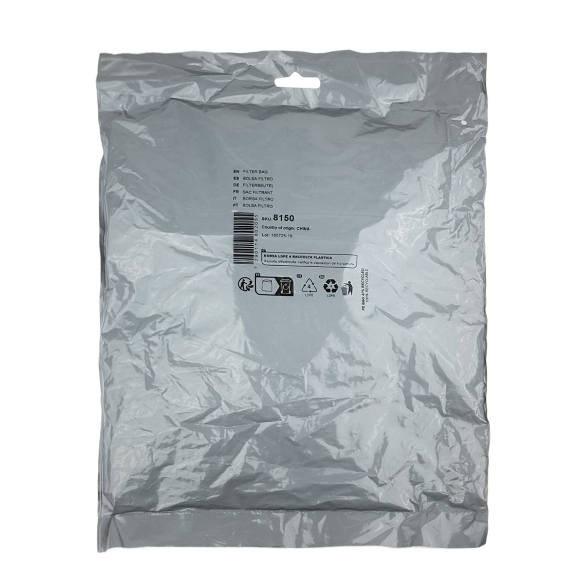 Saco Filtro Fino para Robot Piscina Aquabot / Aquatron / Astralpool / Falcon / FRC / Galeon / Gladiator / Typhoon / Orca / Virtuoso / Gre Kayak | 8150