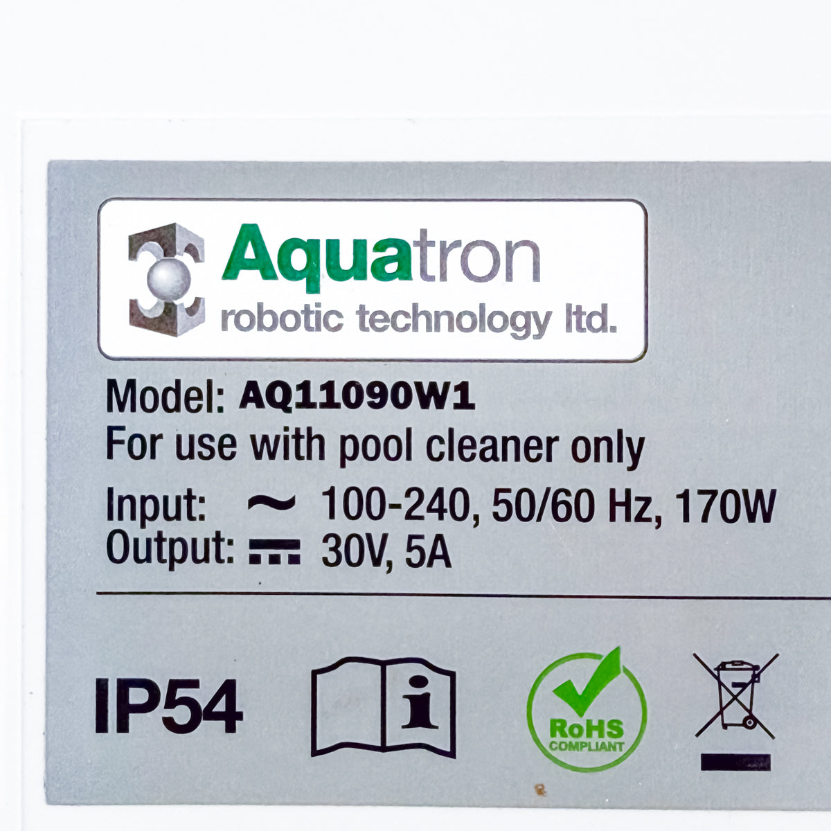 Power Supply for BWT / Aquabot / Cosmy Pool Robot AQ11090W1 - Used (12-Month Warranty)