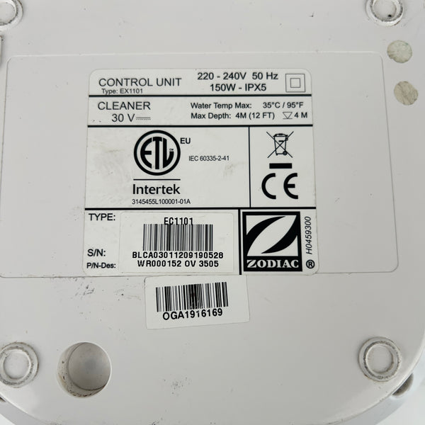 Power Supply for Zodiac Vortex OV / GV / AV Pool Robot - R0637400 - EC1101 - Used (12-Month Warranty)