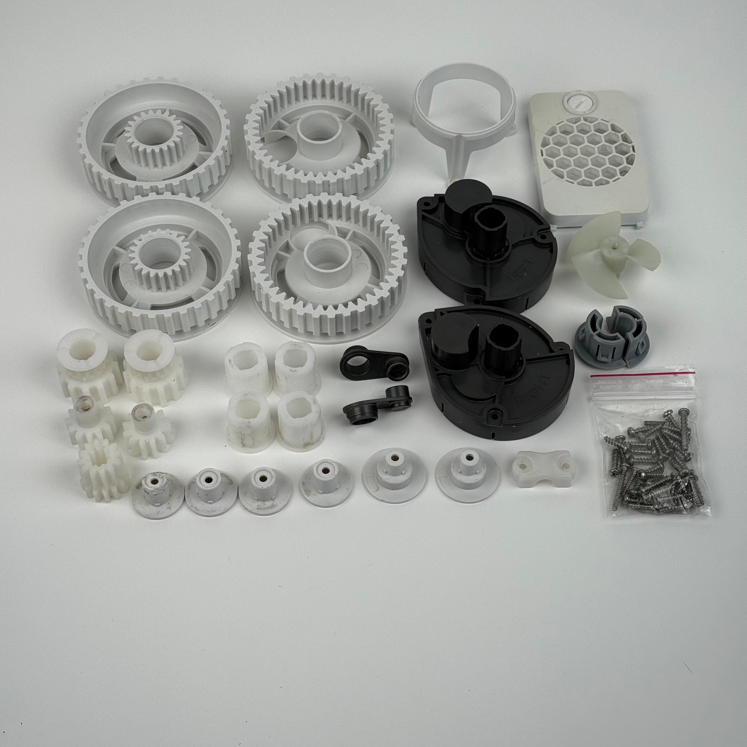 Kit Tracción Engranajes + Ruedas Robot Piscina Cosmy - Usado