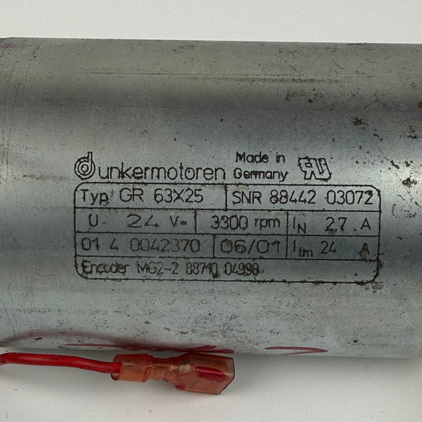 Motor Bomba de Succión Robot Piscina Dolphin Maytronics GR 63x25 - Usado (Garantía 12 meses)