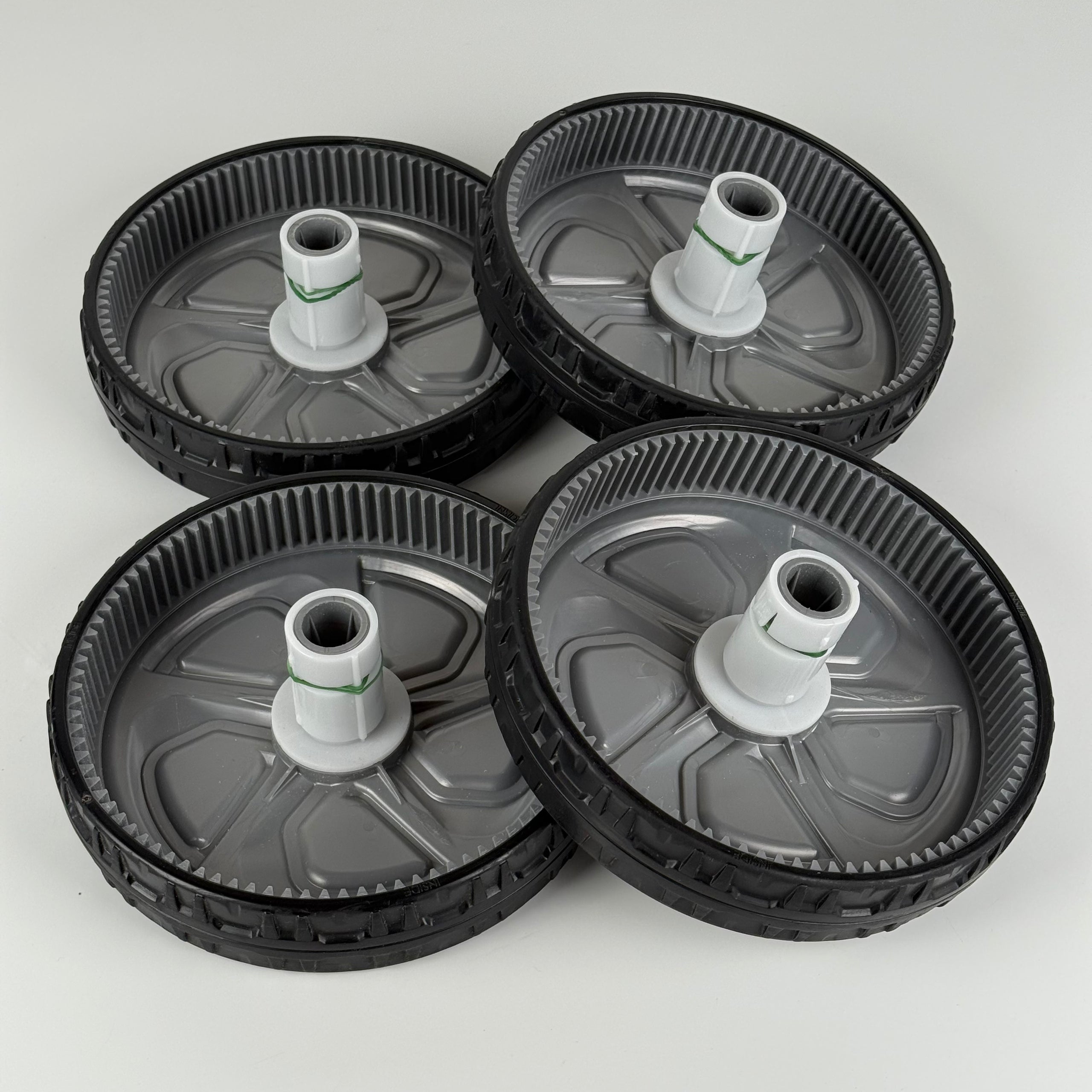 Set of 4 USED Grey Wheels for Zodiac Alpha Pool Robot R0865600 - Used