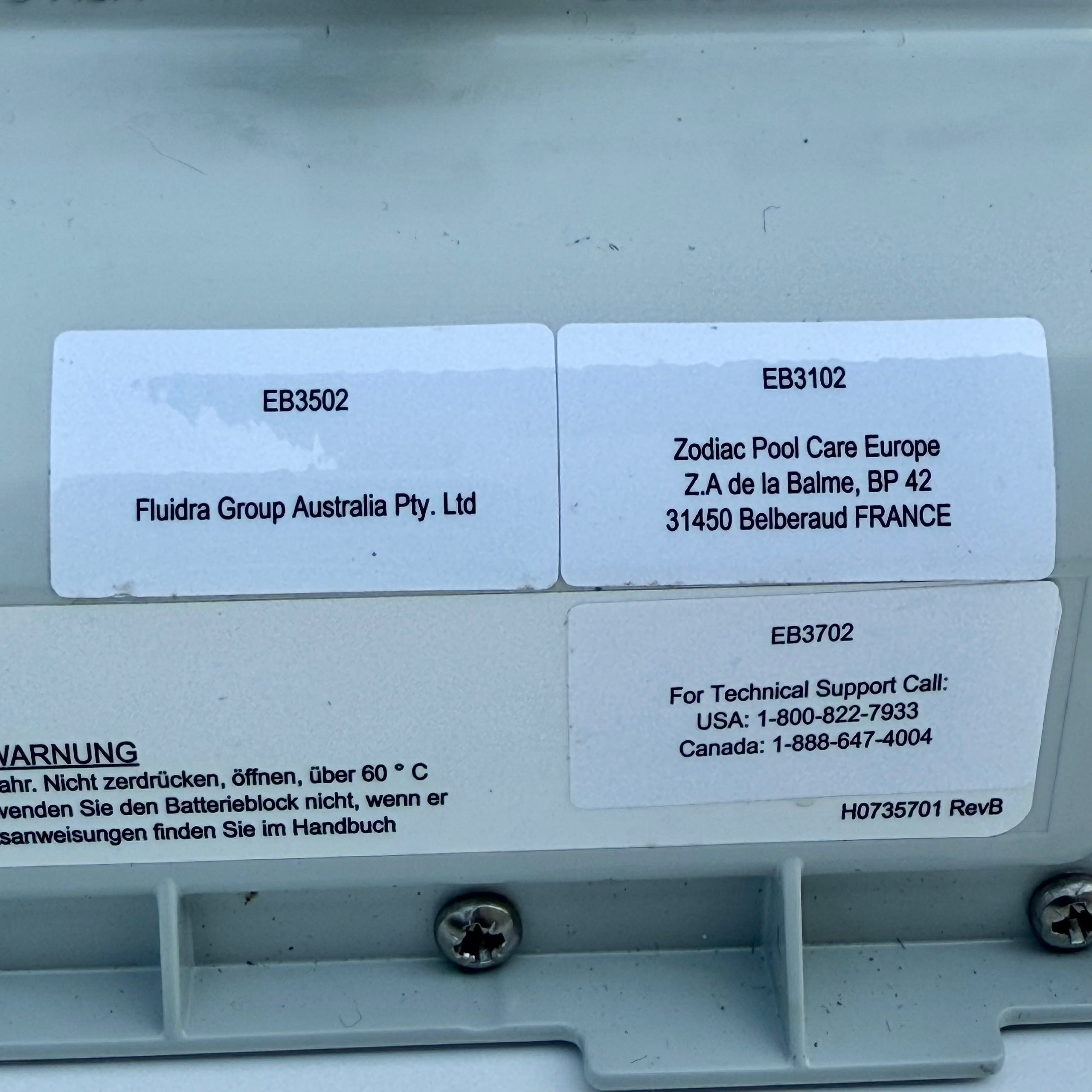 Battery Pool Robot Zodiac Freerider / CNX-Li / XA-Li - R0972000 - R0972800
