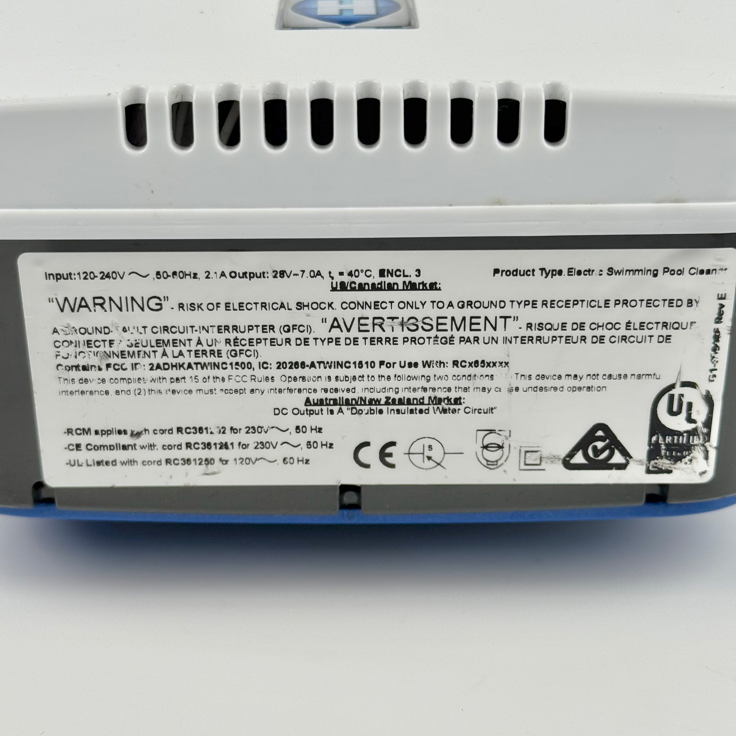 Control Unit Power Supply Pool Robot Hayward Aquavac RC361480 - Refurbished (12-month warranty)