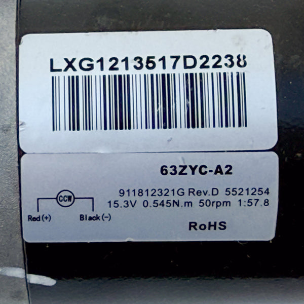 Motor de Tracción Robot Piscina Dolphin Maytronics 63ZYC-A2 (Rev.D) - Usado (Garantía 12 meses)
