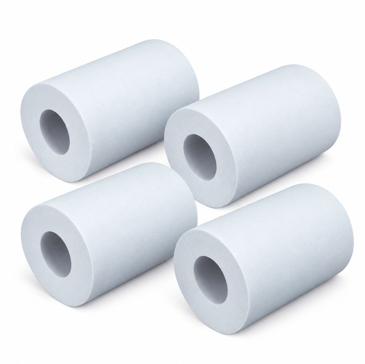Set de 4 cepillos de Esponja Dolphin Wonder cortos: para piscinas de Mosaico, Azulejos, Fibra de vidrio | 9995560-ASSY