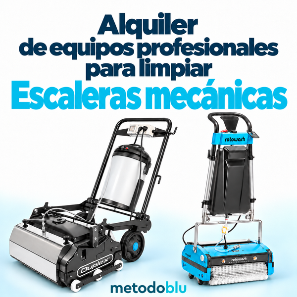Alquiler de Máquinas Profesionales para la Limpieza de Escaleras Mecánicas