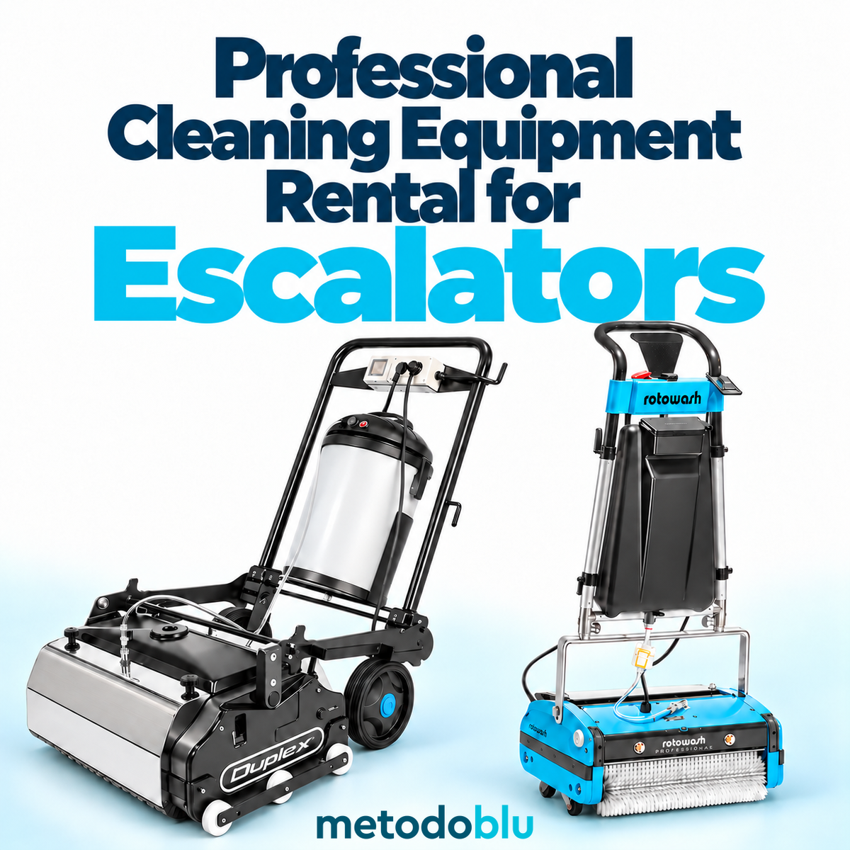 Rental of Professional Machines for Escalator Cleaning